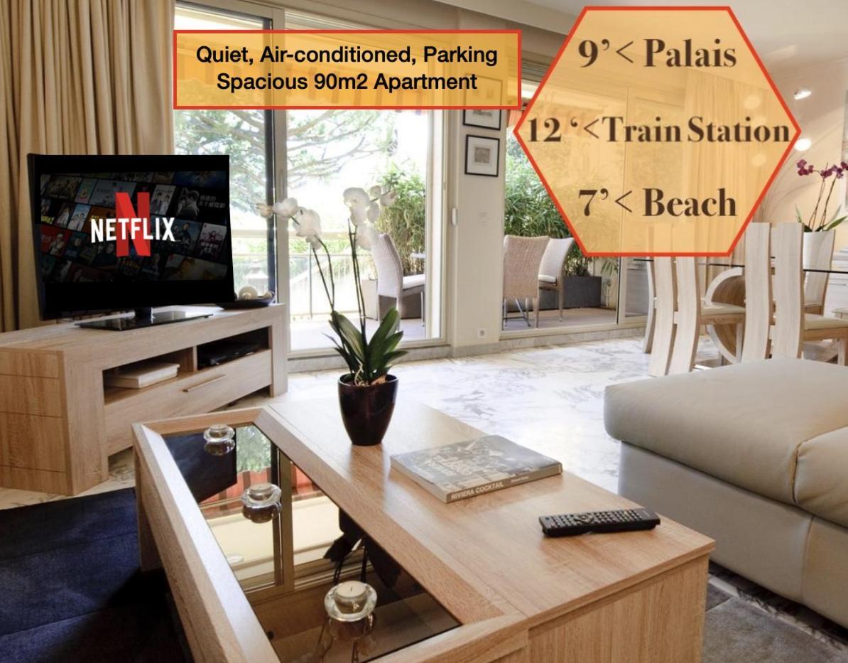 90M2 Apartement - Les Palmiers De Cannes Esterno foto